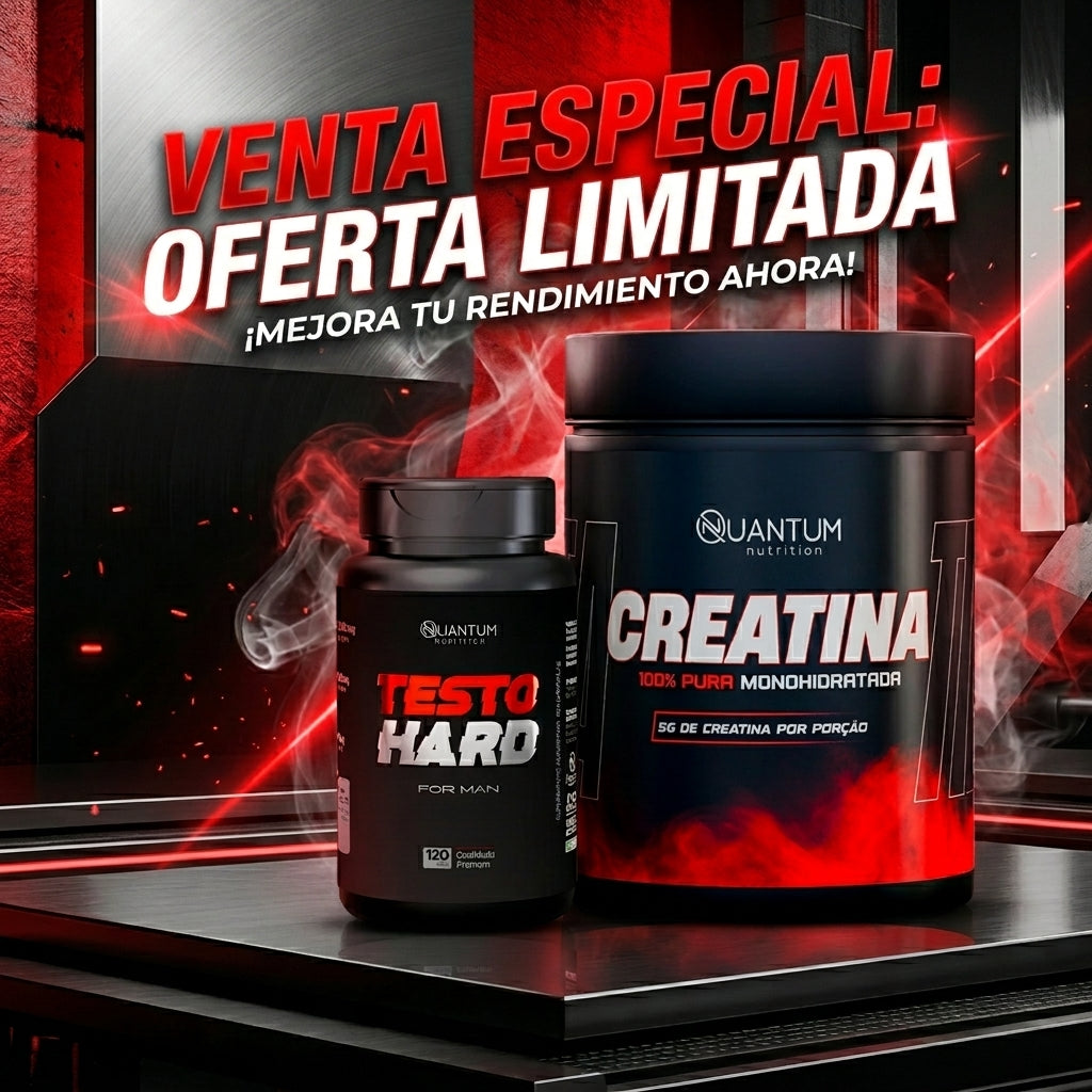PACK DE CREATINA + TESTO HARD